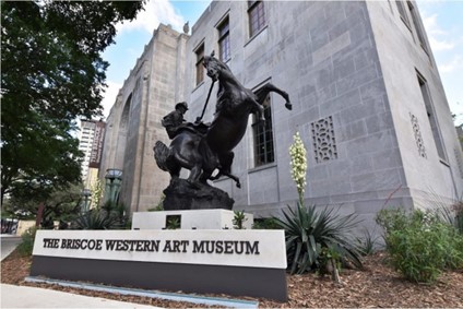 Briscoe Western Art Museum sculpture of horse and rider