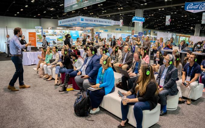 Audience for a presentation