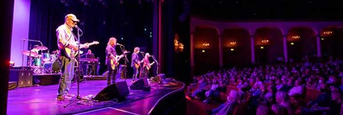 Musicians on a stage