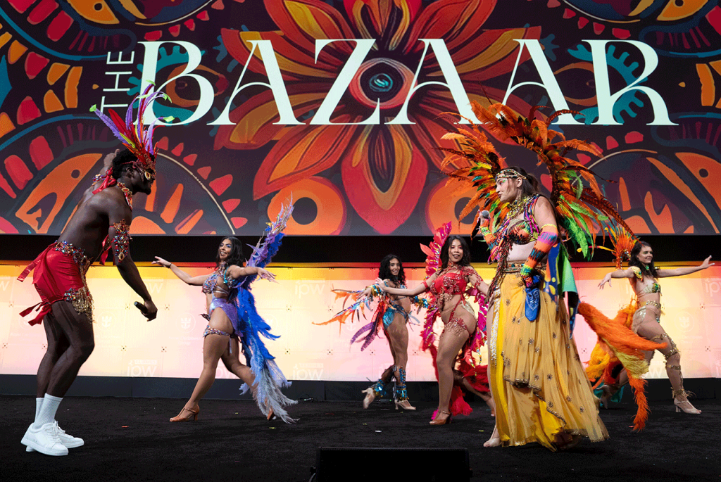 Dancers on stage The Bazaar