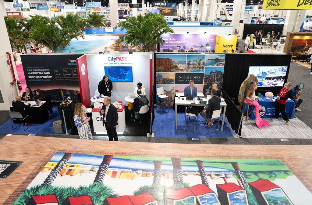 Booths on the IPW floor