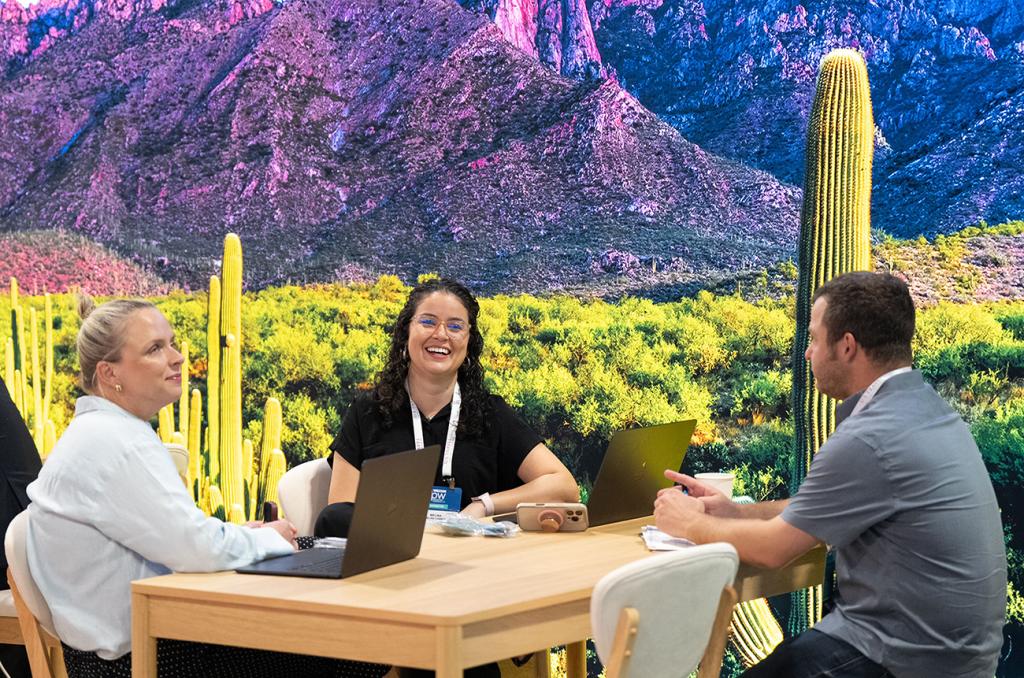 People meeting around table